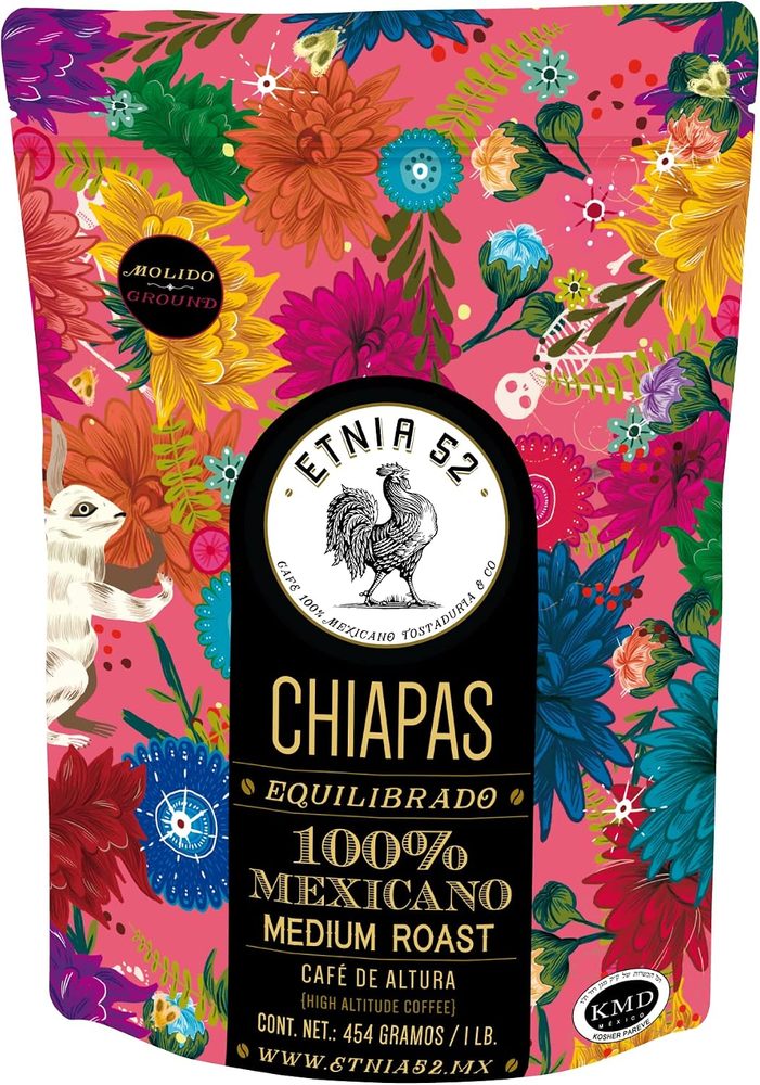 Café molido y tostado etnia 52 Chiapas 4