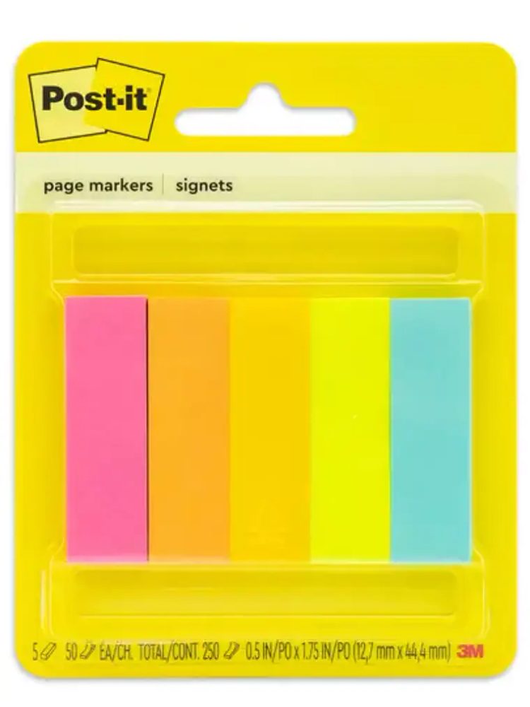 Señaladores Mod. 670-5af Post-it 3M 5 co