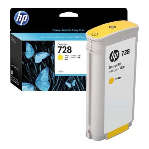 HP 728 130-ml Yellow DesignJet Ink