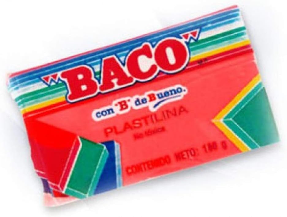 Marqueta de plastilina BACO color rojo 1