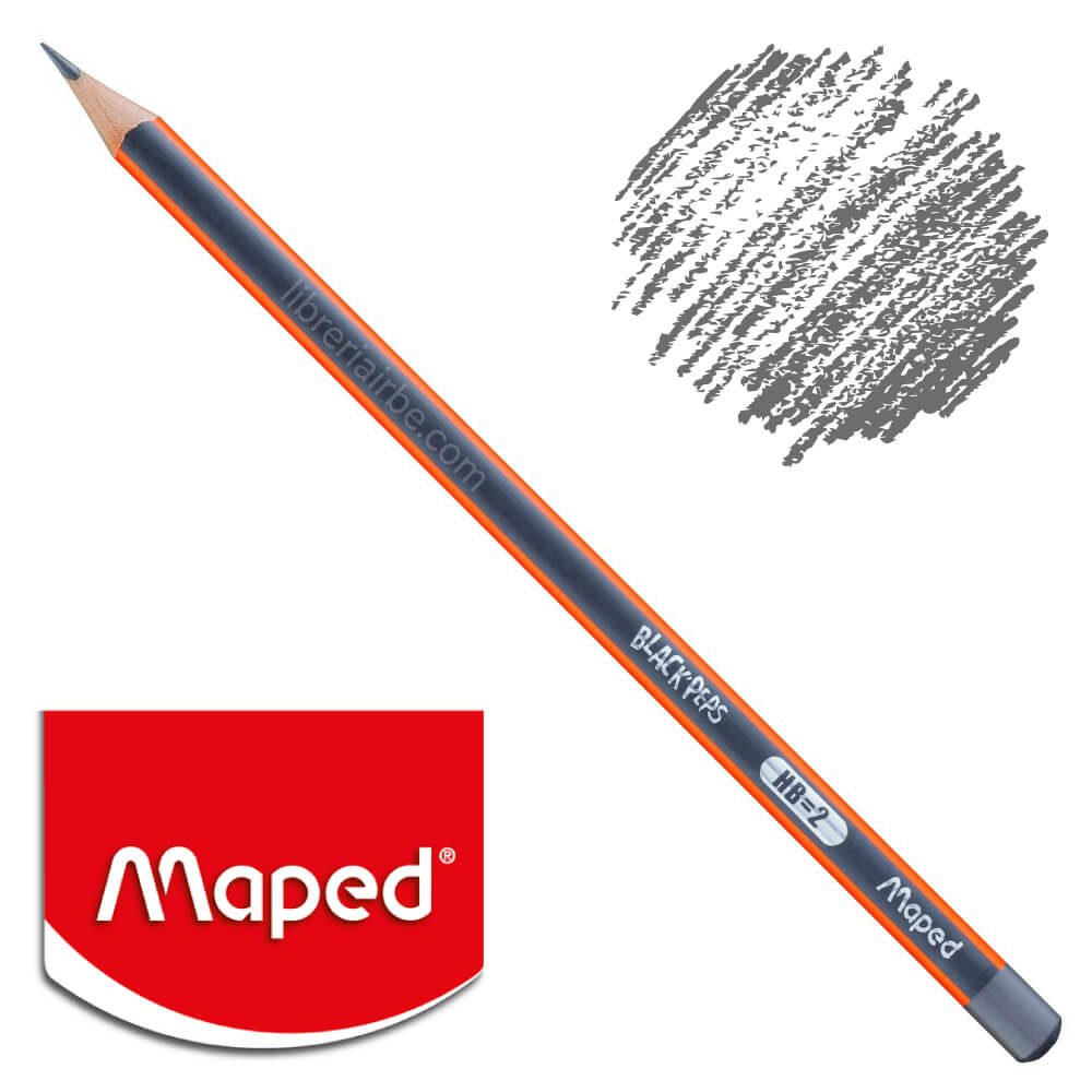 Lápiz de grafito black peps Maped con  1