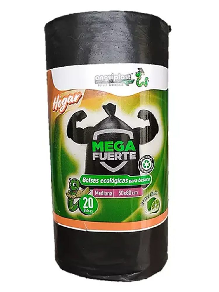 Bolsa mediana ANGUIPLAST, rollo con 20 b