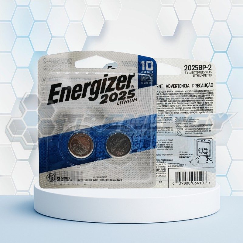 Pila de Litio Energizer 2025 de 3 v blís