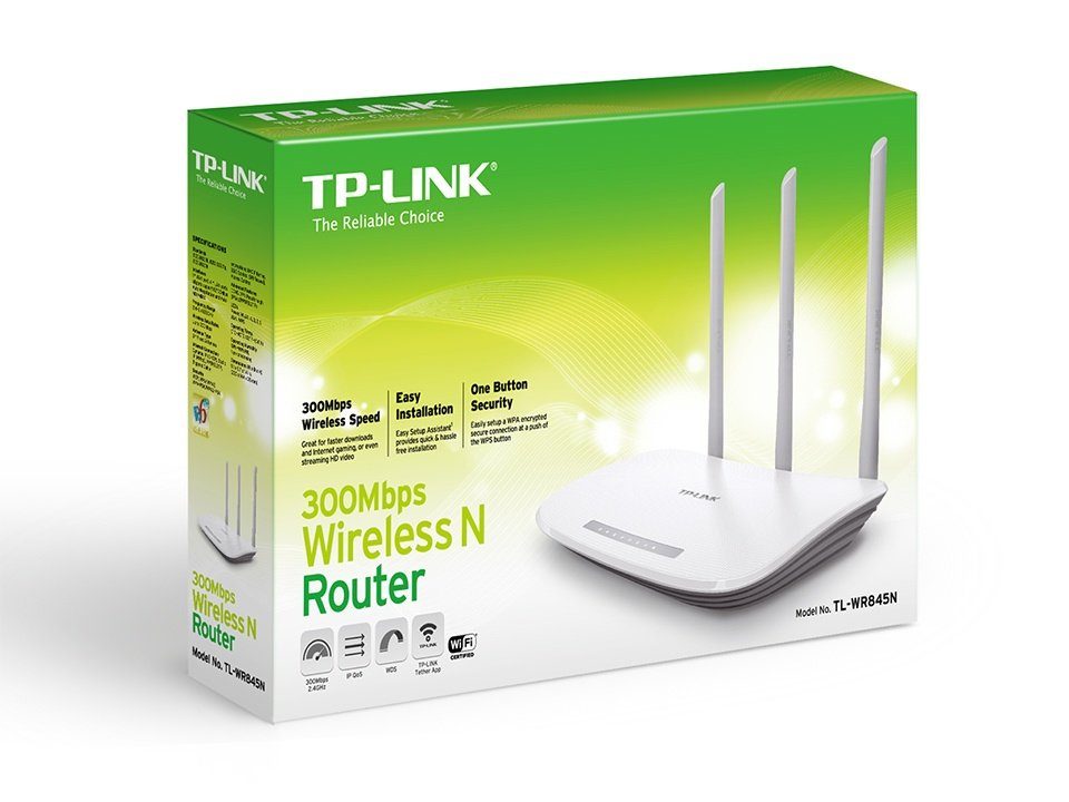 Router TP-Link Fast Ethernet TL-WR845N,