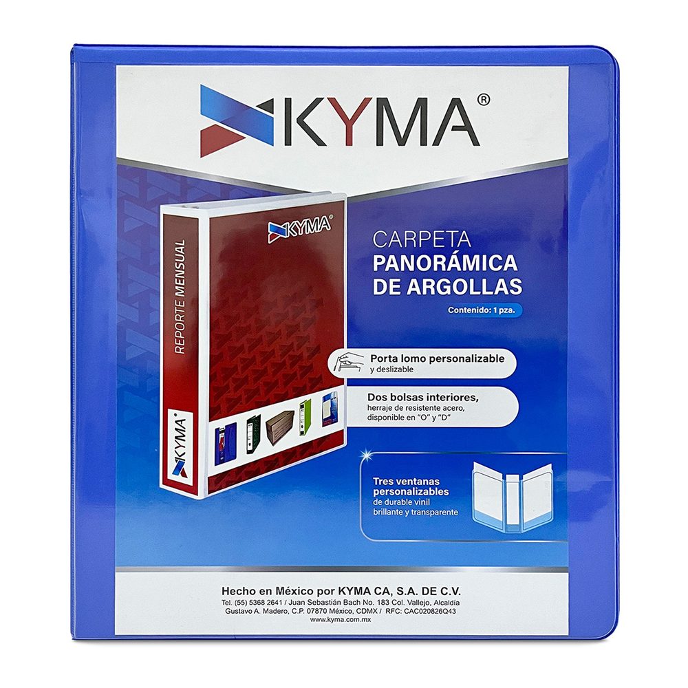 CARPETA PANORAMICA KYMA 2.5 PULGADAS