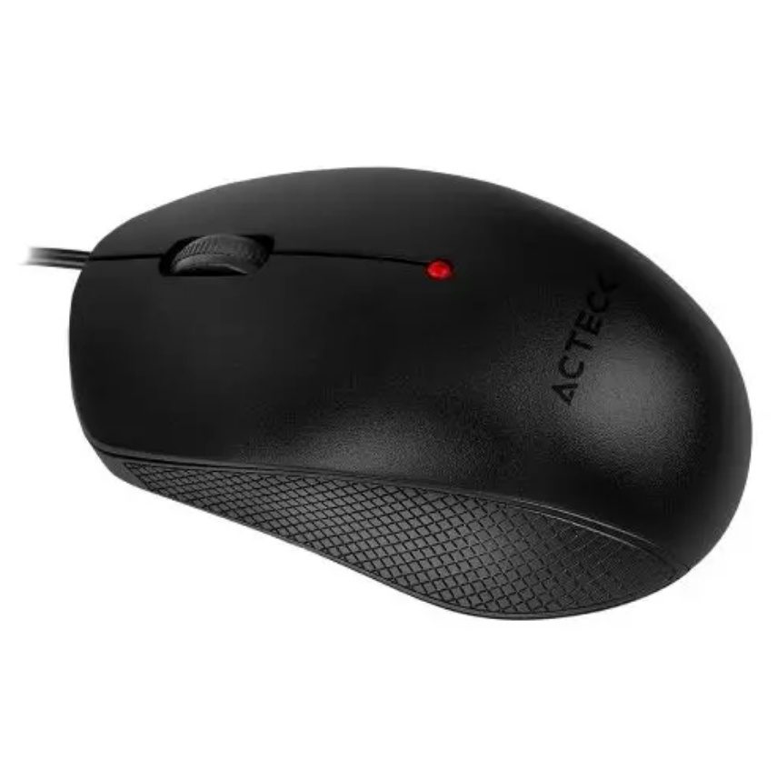 Mouse Acteck alámbrico negro