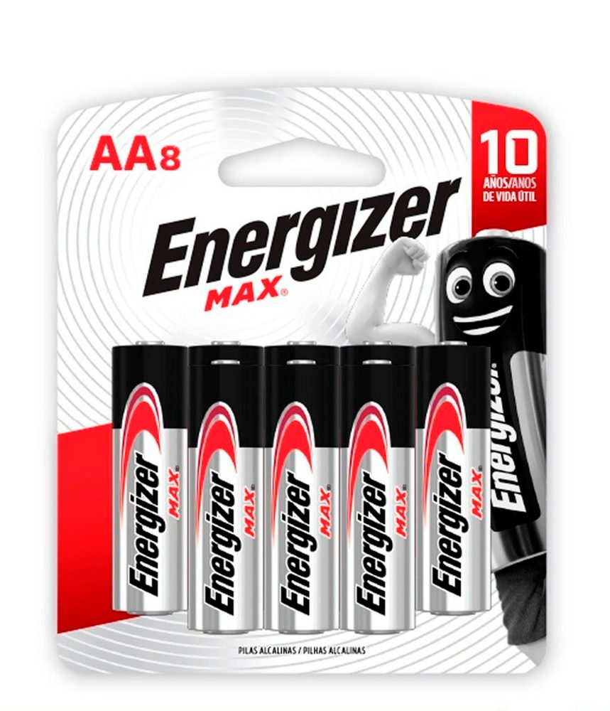 Pila Alcalina Energizer AA blíster Max c