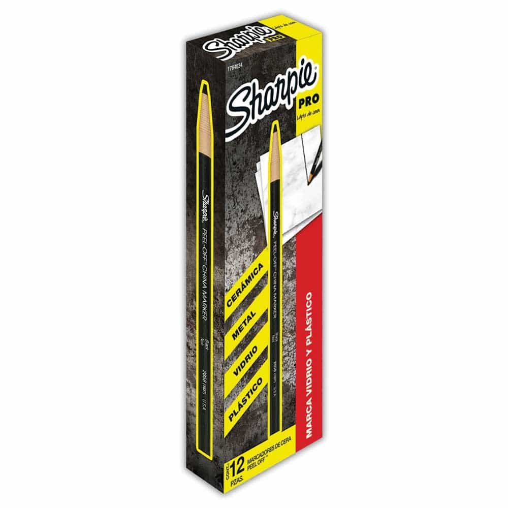 Marcador de cera Sharpie negro caja con