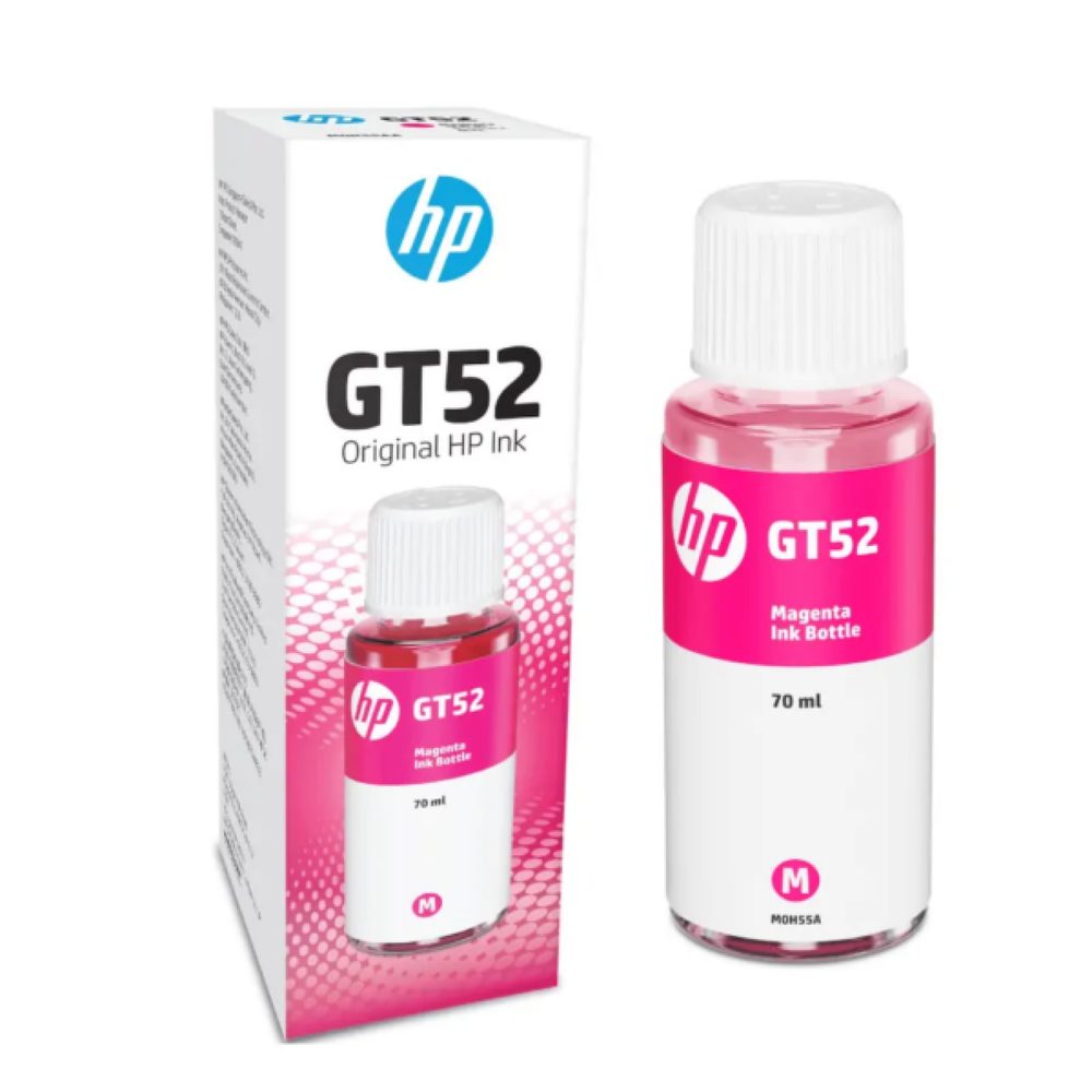 Botella de tinta magenta HP gt52