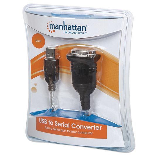 CONVERTIDOR USB A-SERIAL DB9, 1 PTO M