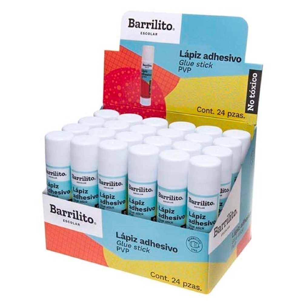 Lápiz adhesivo 9 g Barrilito color blanc