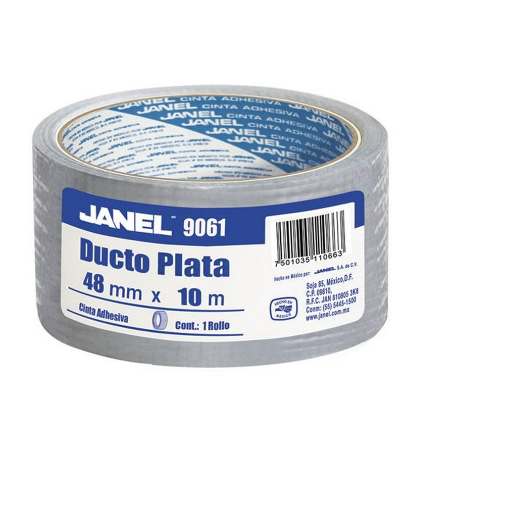 Cinta ducto plata mod. 9061 janel 48x50