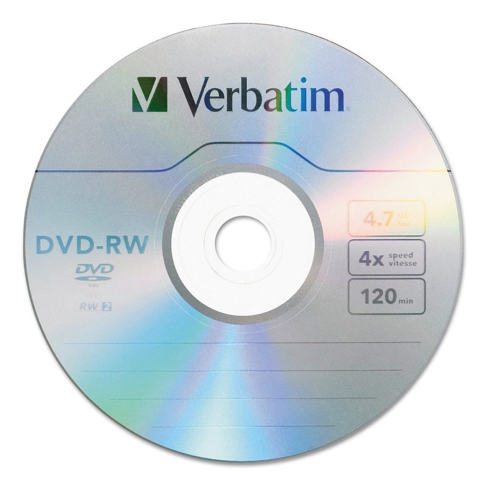 Disco Verbatim DVD-RW 4.7GB 4x individua