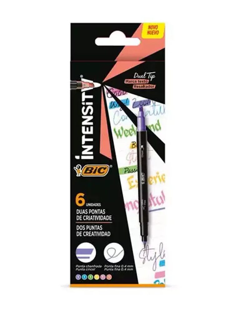 Rotuladores BIC Intensity doble punta pu