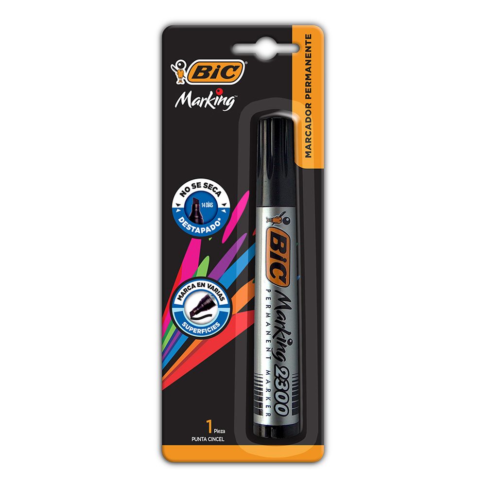 Marcador permanente BIC Marking 2300 neg