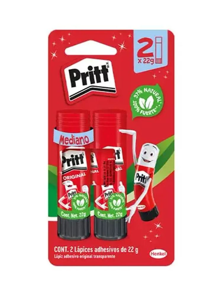 Lápiz adhesivo Pritt en barra de 22 grs