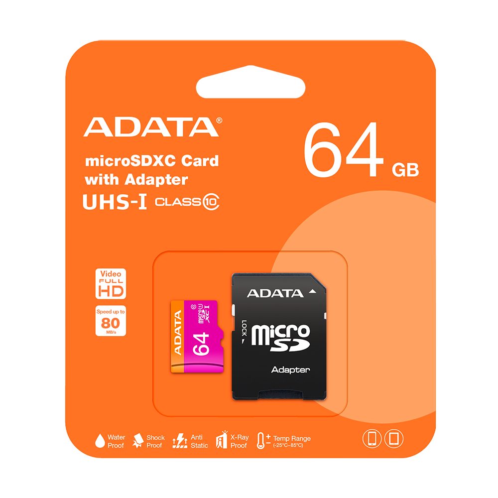 MEMORIA FLASH ADATA MICROSDCH 64GB