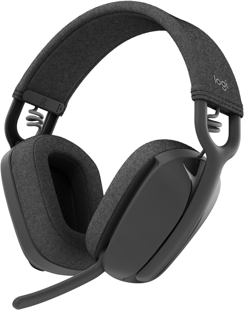 Audifonos Diadema Logitech Zone Vibe 100 Inalambricos Recargables Control de Audio Negro
