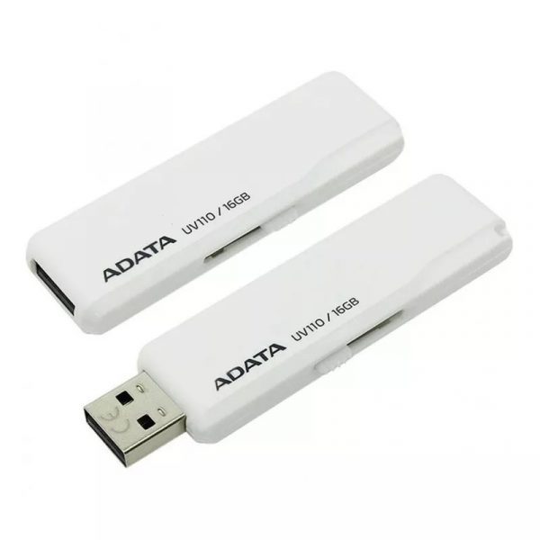 Memoria Adata USB 16GB Color Blanco + Az