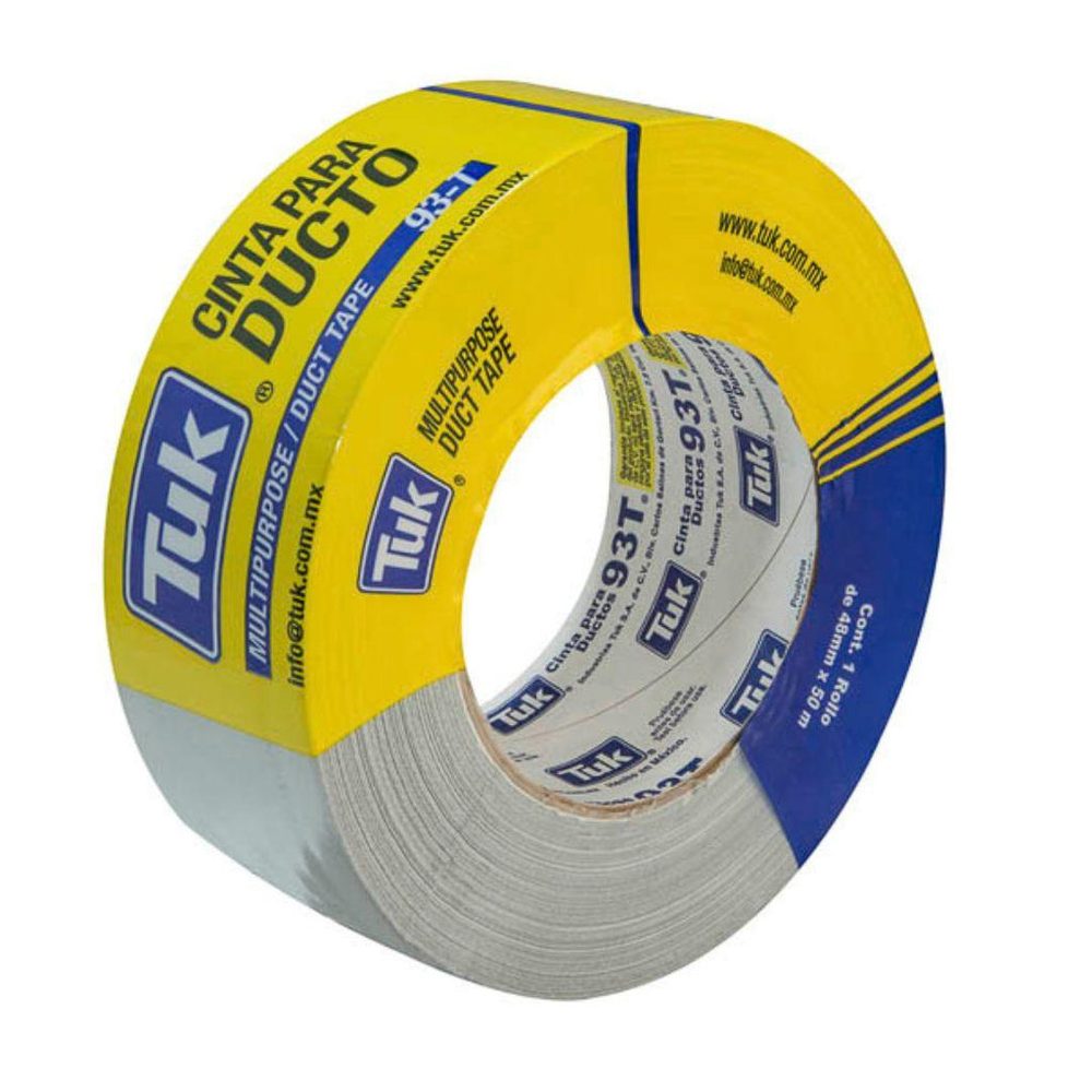 Cinta ducto 93T TUK 48mm x 50m, colorgri