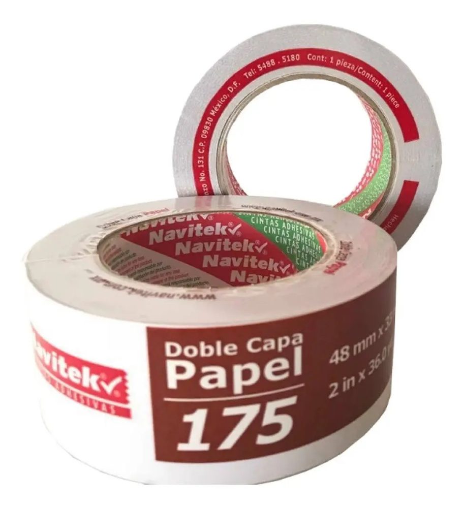 Cinta doble capa papel uso 175 Navitek 2