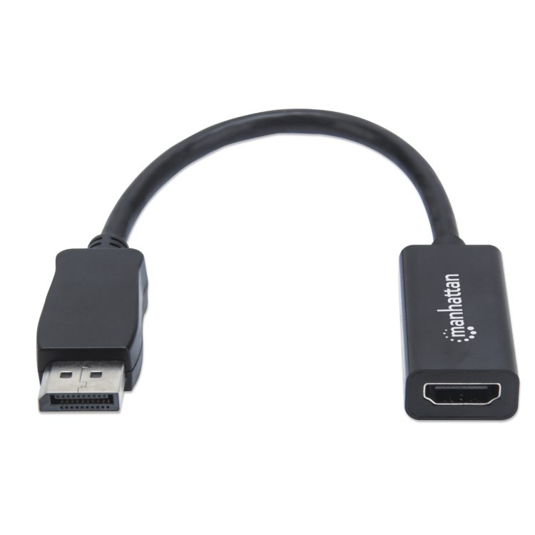 Adaptador, Manhattan, 151993, Displayport M a HDMI H