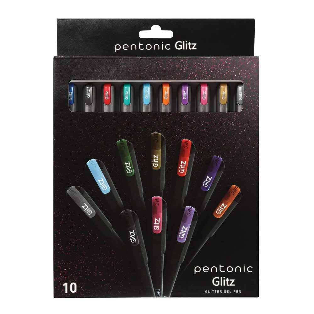 Bolígrafo de gel mediano Pentonic Glitte