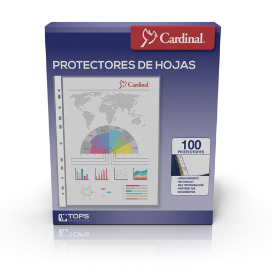 Protector de hojas Cardinal carta antirr