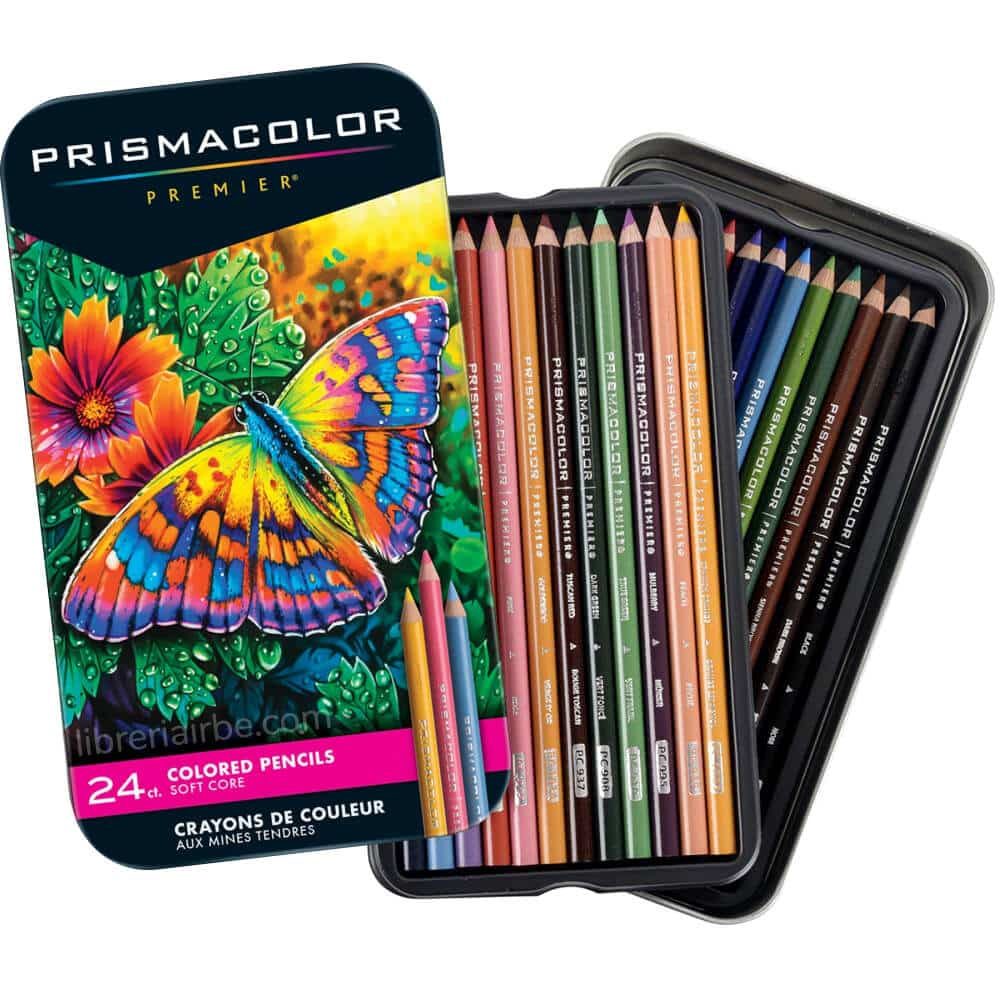 Colores Prismacolor premier con 24 pieza