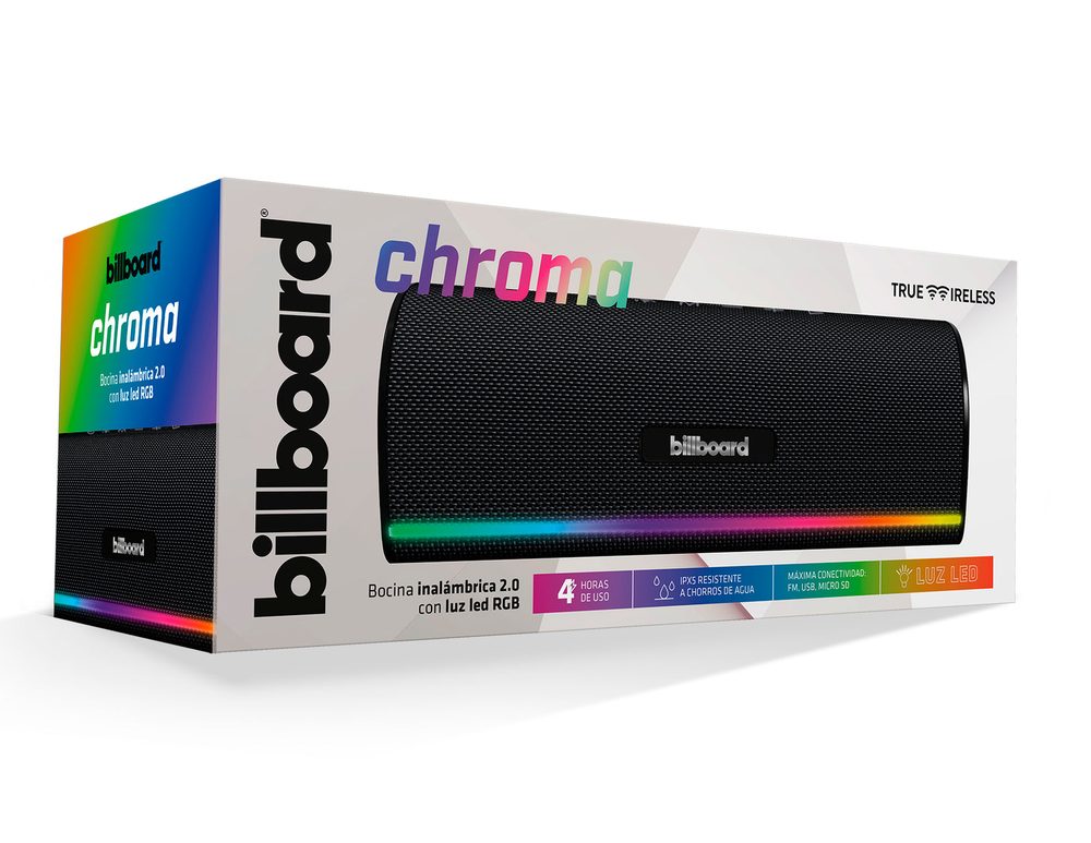 Bocina Portátil BILLBOARD Mod. Chrome-