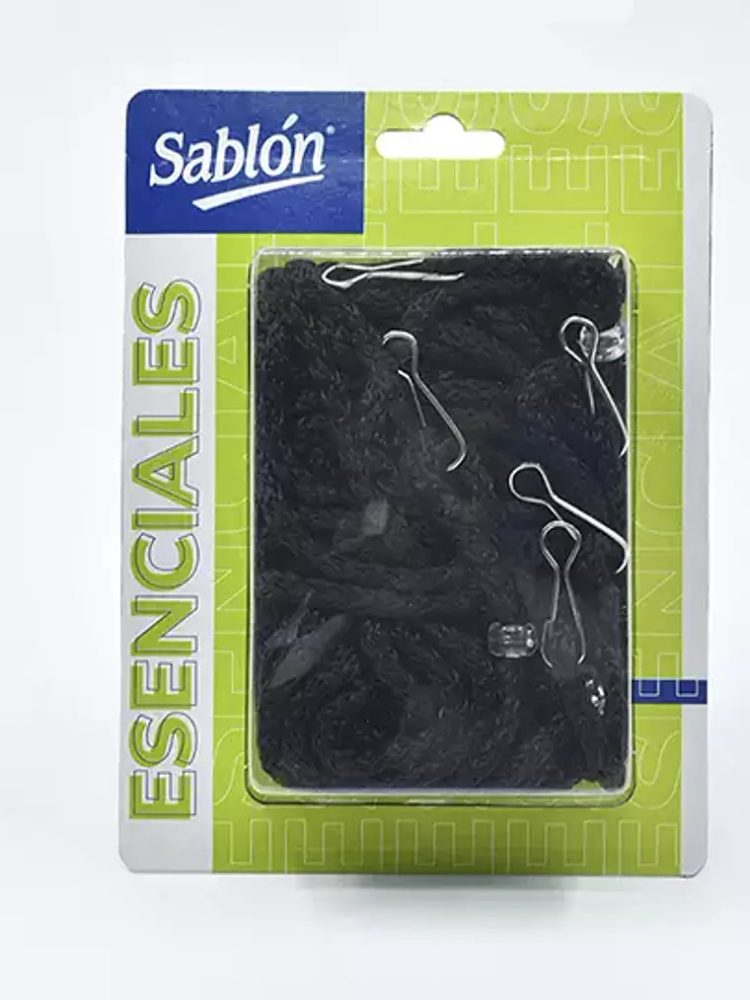 Cordón para gafete Sablón color negro bl