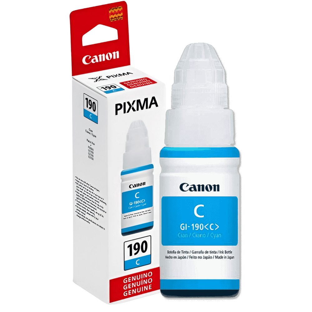 Tinta Canon GI-190 cyan