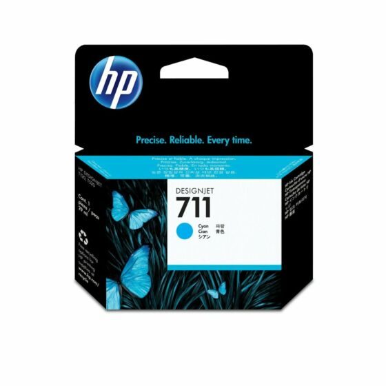 Cartucho de tinta HP 711 de 29 ml cian