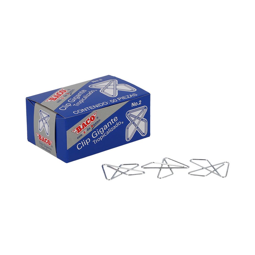 Clip metálico kyma mariposa no.2 c/50 pz