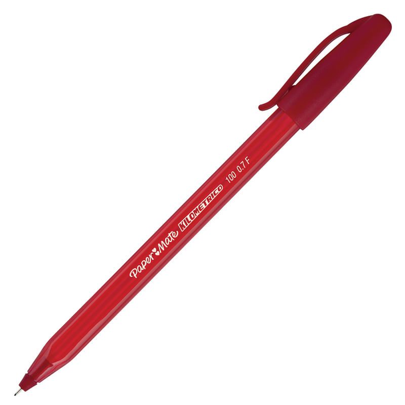 Boligrafo ST kilometrico rojo punto fino