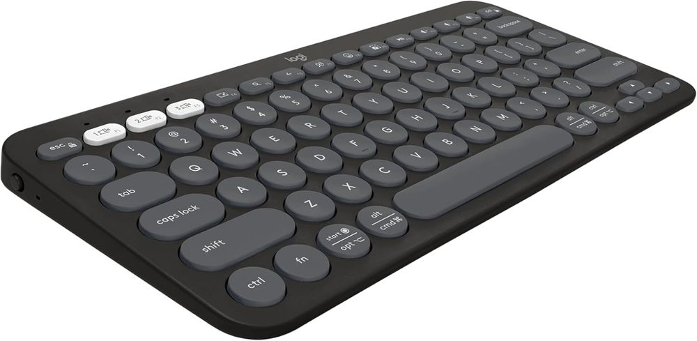 Teclado Logitech Pebble Keys 2 K380S Grafito Inalambrico Easy-switch Bluetooth Logi Bolt No Incluido. (español)
