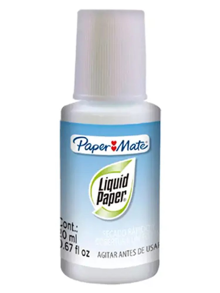 Corrector liquido Paper botella 1 pieza