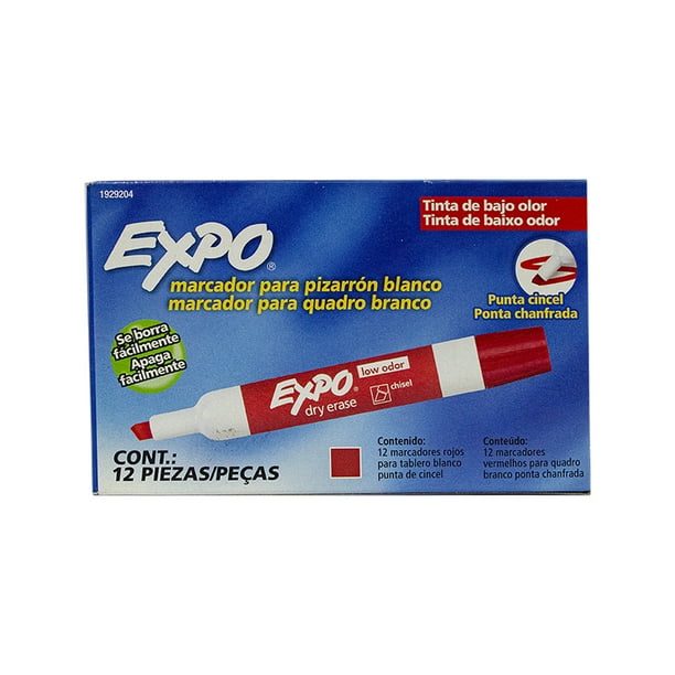 Marcador para pizarron Expo color rojo c
