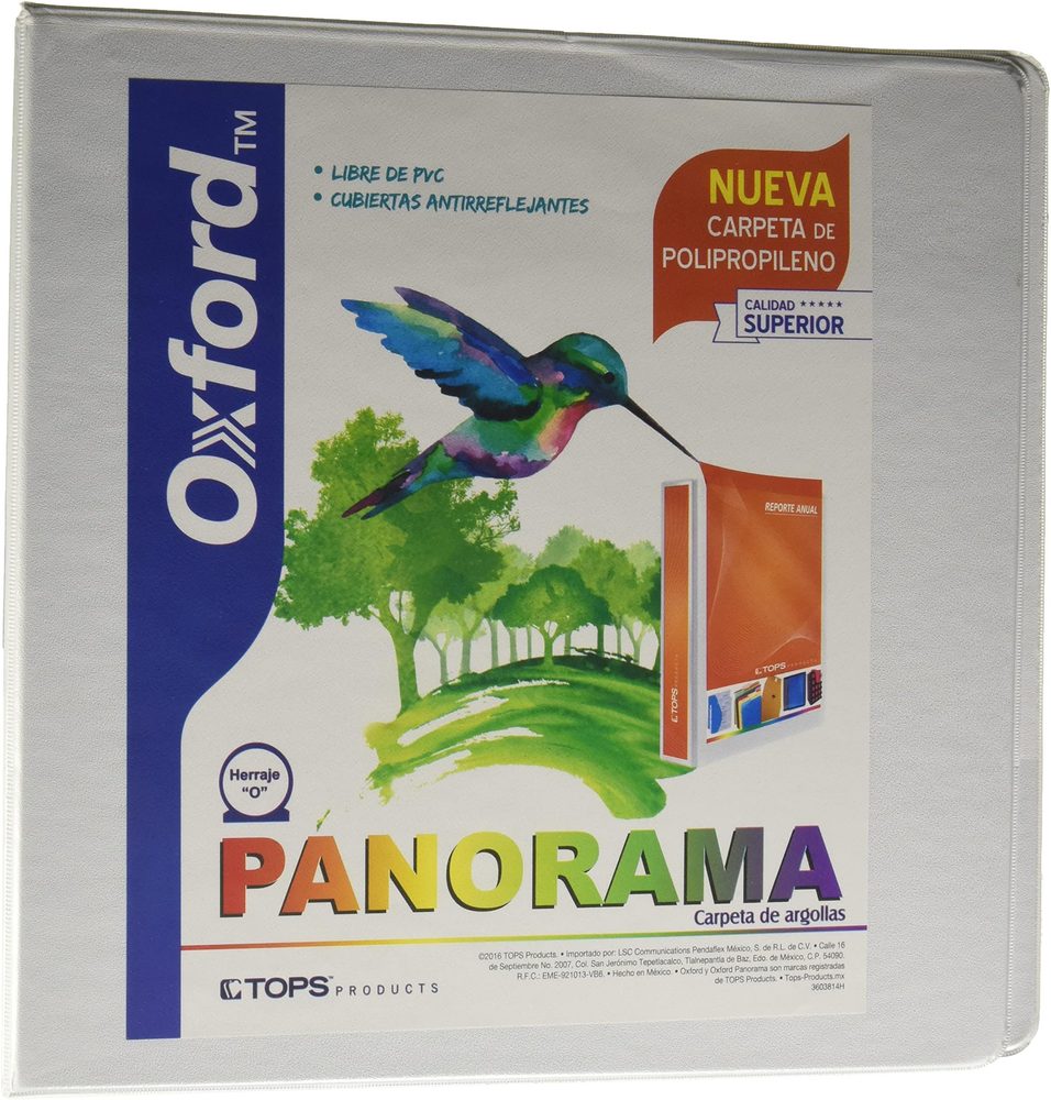 Carpeta de argollas Oxford carta color h