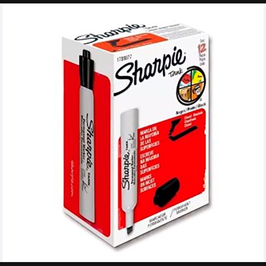 Marcador permanente Sharpie Tank negro c