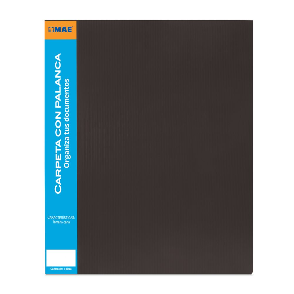 LM-Carpeta tipo palanca, MAE carta negro