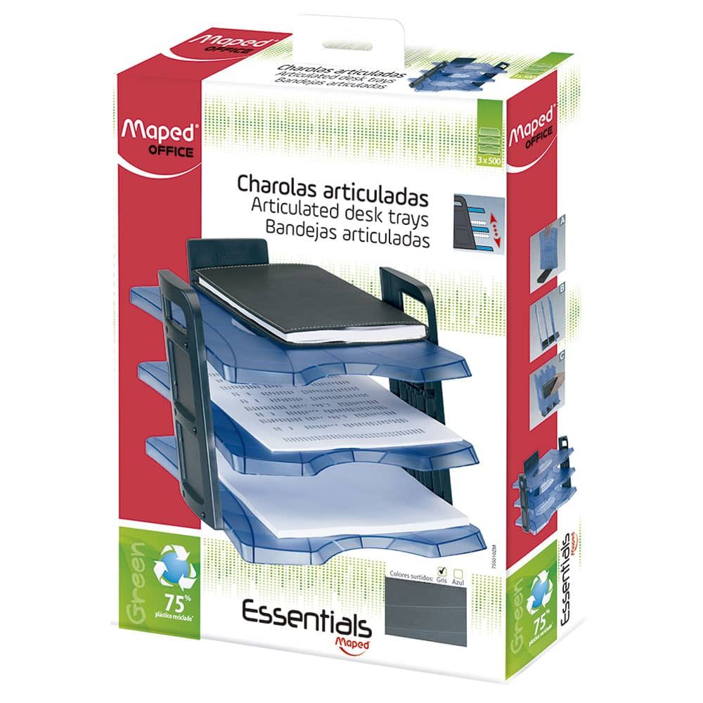 Charola essentials desk azul Maped  de t