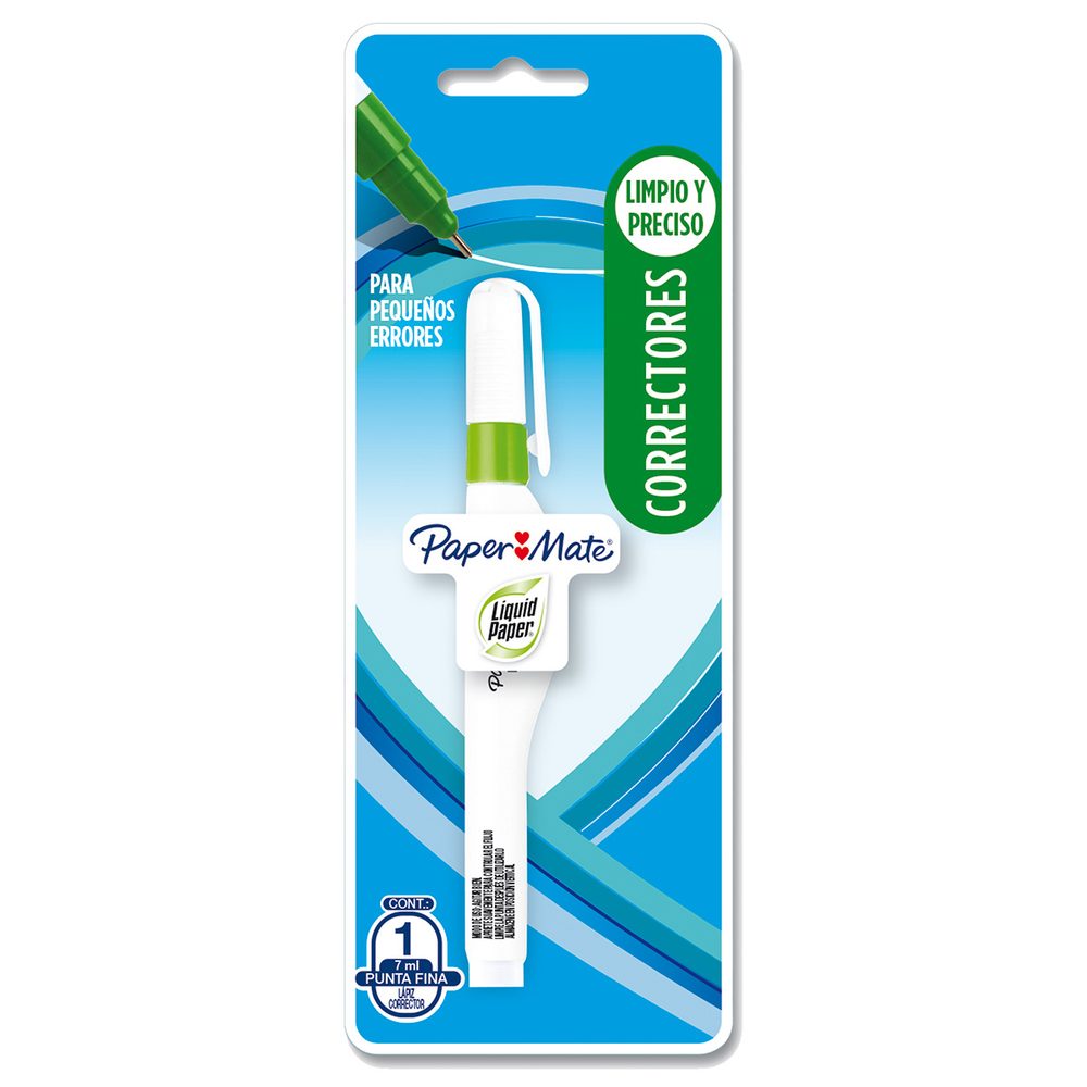 Corrector liquido en pluma Paper mate 1