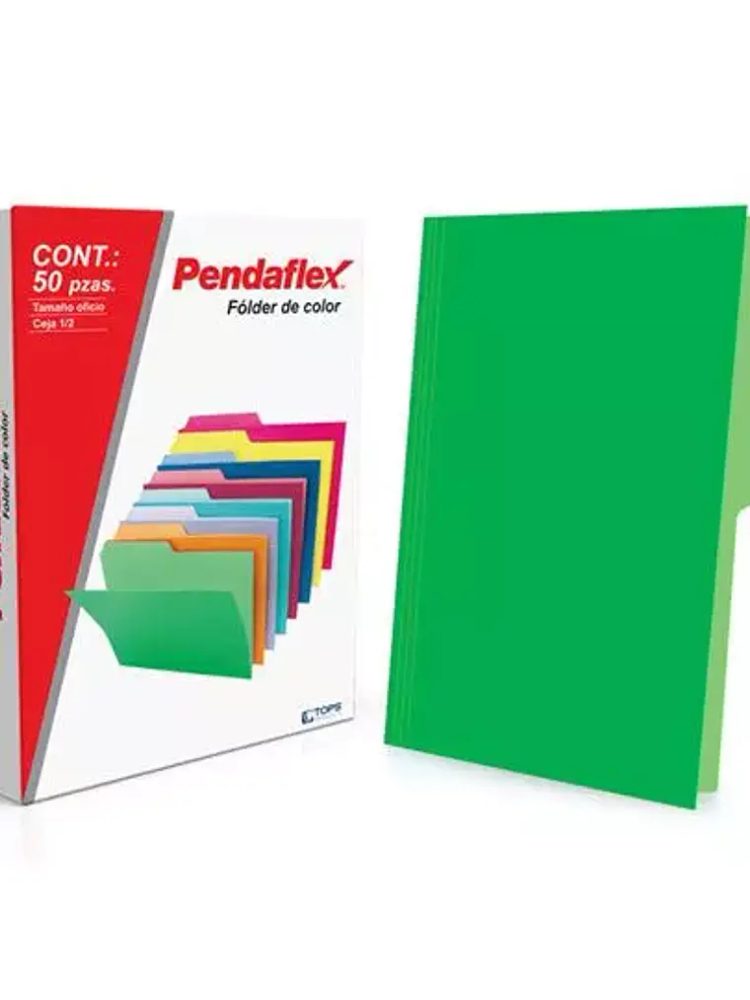 Folder manila Pendaflex oficio color ver