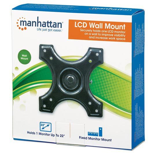 Soporte Monitor, Manhattan, 422840, P/1 Monitor 13 a 22 Pared