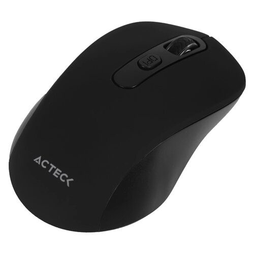 Mouse Acteck Optimize Joy MI215 / Inalambrico / Recepor USB / 3 Botones Scroll / 1600 DPI / WIN - Linux - MAC OS / Negro / AC-933445
