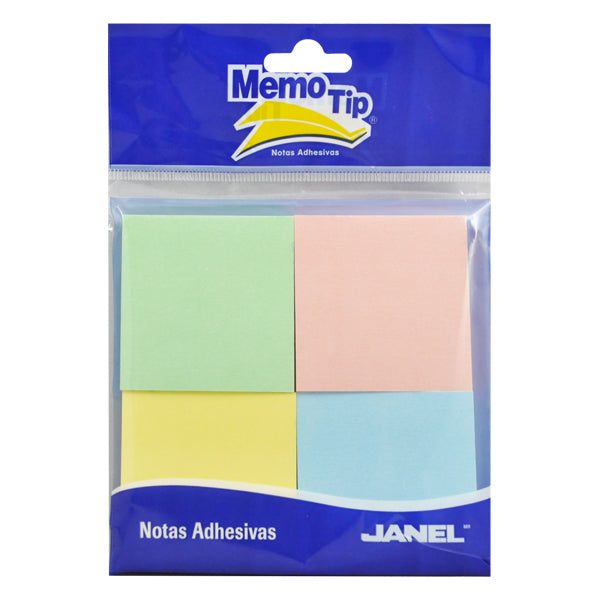 Notas adhesivas Mini Memo Tip pastel 2x2