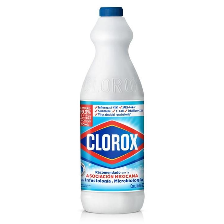 Blanqueador Clorox, cloro 930 ml.