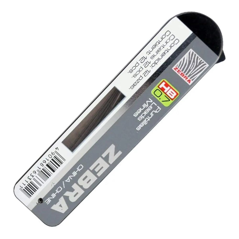 Puntillas de grafito ZEBRA HB punto medi