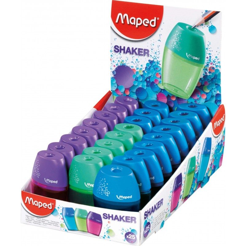 Sacapuntas shaker Maped 1 orificio 25 pi